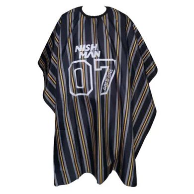 Пеньюар перукарський NISHMAN BARBER CAPE 07 Gold One