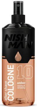 Одеколон після гоління NISHMAN №10 AMBER 400 мл