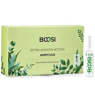 Ампули для відновлення пошкодженого волосся BCOSI EXTRA KERATIN ACTION AMPOULES KLERAL 10 шт*10 мл