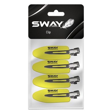 Затискач для волосся Sway Yellow упаковка 4 шт.
