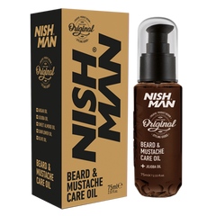 Олія для догляду за бородою та вусами NISHMAN Beard & Mustache Care Oil 75 мл