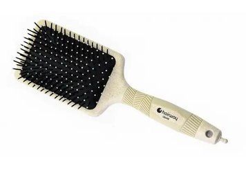 Щітка масажна HAIRWAY Organica бежева 13-рядна м'яка гумова подушка ECO NEW 08448