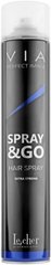 Лак для волосся екстра сильної фіксації VIA Spray&Go Le Cher 750 мл